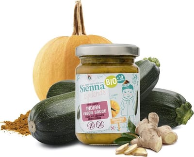 Sienna & Friends - Indische Veggiesaus - Multipack - voor Baby's en Kinderen - 6x 130 gram - Vanaf 10 Maanden