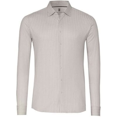 Desoto Overhemd Casual Kent Multi Vertical Stripe Beige / male