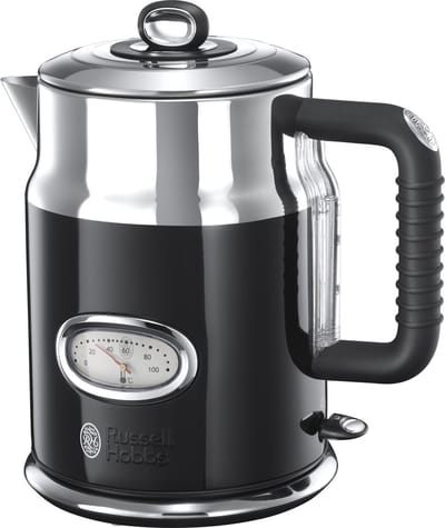 Russell Hobbs Waterkoker Retro 21671-70 - Klassiek zwart - 2400 W