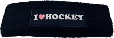 Hingly I love hockey hoofdband / zweetband navy blauw