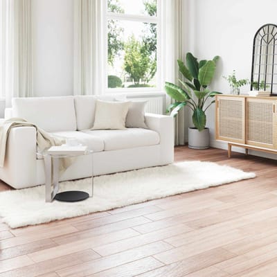 vidaXL - Tapijt - van - imitatie - schapenvacht - TAFALLA - Wit - 80 - x - 250 - cm