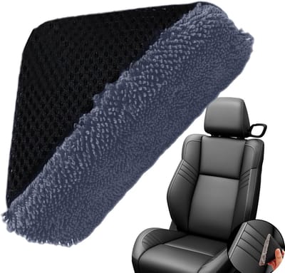 Wax Applicator Pads - Schrobben Spons - Auto Interieur Reinigen - Driehoekige Vorm - 13x6x6 cm - Donkergrijs