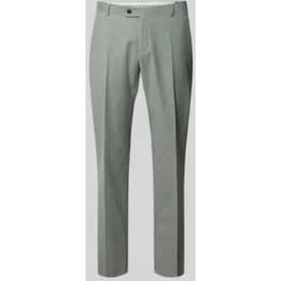 straight fit broek van scheerwolmix