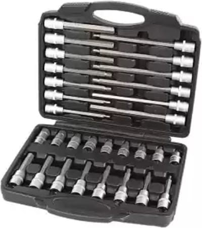 30-delige 1/2" Inbus bitset-Weber Tools-1/2'' Inbus stiftdop