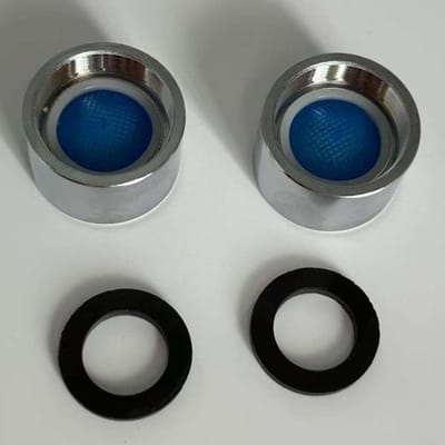 Kraan Beluchter Vervanging Waterbesparende Bubbler Keuken Badkamer Tap Nozzle - 24mm NPT - Grip Ring - Filterinzetstuk.