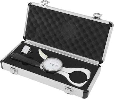Lichaamsvetmeter Meetlint - Huidplooimeter BMI - Fitness Doelen - Nauwkeurige Meting - 60 mm - Wit