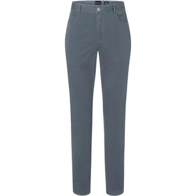 (6 stuks) KARLOWSKY Dames 5-zakken Broek - Antraciet - Maat: 34 Grijs