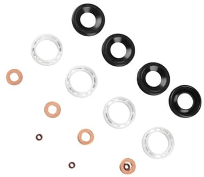 Allecto - O-ring Afdichtingsset - Vervangingsset Injector Afdichtring - Hoogwaardige kwaliteit - Voor Peugeot 206 207 307 - Betrouwbare afdichting ...