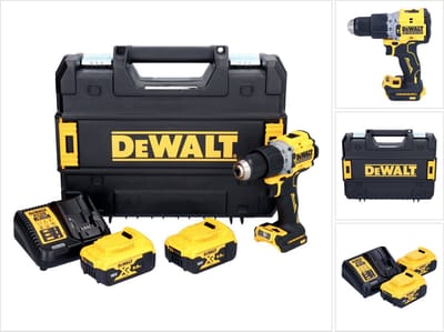 DeWALT Gereedschap - 18V ACCU Schroef-/klopboormachine, 2x 5,0 Ah accu DCD805P2T