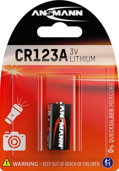 Ansmann CR123 CR123A Fotobatterij Lithium 1375 mAh 3 V 1 stuk(s)