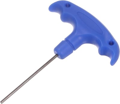 T-Handle Hex Sleutel 2mm, S2 Staal T-Wrench voor Huishoudelijk Onderhoud en Mechanische Reparaties - 1 stuk, Precisie Gereedschap, Duurzaam en Handzaam