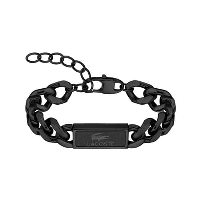 Lacoste - 2040441 - Armband - Heren - zwart - 19cm - LIFESTYLE