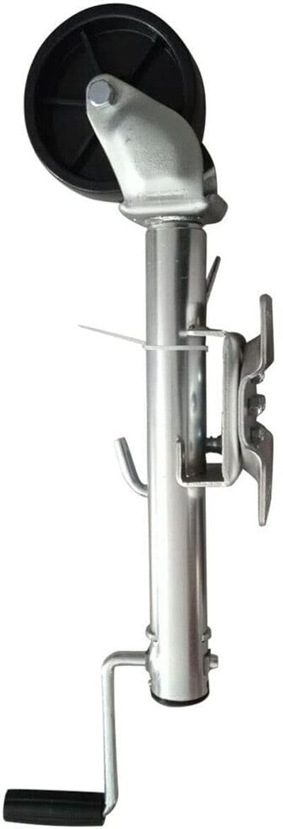 Steunwiel Aanhanger - Ondersteuningswiel Caravan - Zwaar Transport - Automatisch Klapsysteem - 60mm Buisdiameter