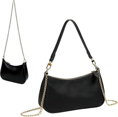 Elegante PU-Leren Hobo Handtas voor Dames, Stijlvolle Schoudertas voor Dagelijks Gebruik, Avond en Reizen, Middelgrote Vintage Tote Bag