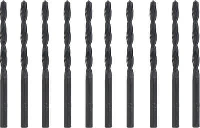 Benson Metaalboren set - HSS - 5.0 mm - 10 stuks - Inclusief opbergbox