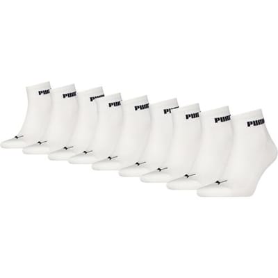 Puma Quartersokken Cushioned New Generation - 9 paar - Wit - Maat 35/38