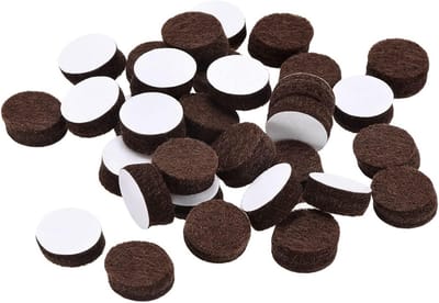 Ronde Viltmeubelpads - Zelfklevende Vloerbeschermers 12mm - 200 Stuks