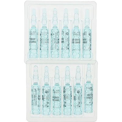 Ampullen voor het verbergen van grijze haren Salerm GRAY COVER 5 ml