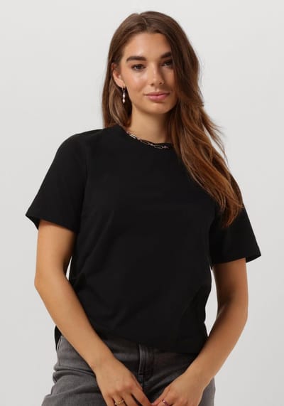 Notre-V Nv-ciska T-shirt Tops & T-shirts Dames - Zwart - Maat L