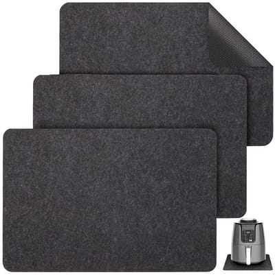 Dailygoods- Isolatiematten 3 Stuks - Hittebestendige Onderleggers - Vilt - Antislip Pads - Thermische Isolatie - 30 x 44 cm