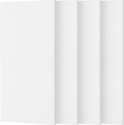 Dailygoods- Akoestische Panelen Zelfklevend - Geluidsisolatieplaten - Akoestische Wanddecoratie - Akoestisch Schilderij - 4-Pack 112x55 cm - Duurzaam Polyestervezel - Geluidsisolatiepanelen
