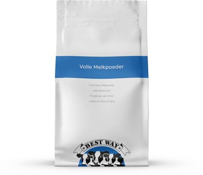 BEST WAY Volle Melkpoeder - Puur ingrediënt - 1.0 KG- Puur ingrediënt
