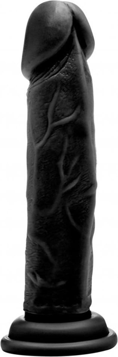 RealRock Realistische Dildo met Zuignap - 20cm - Zwart
