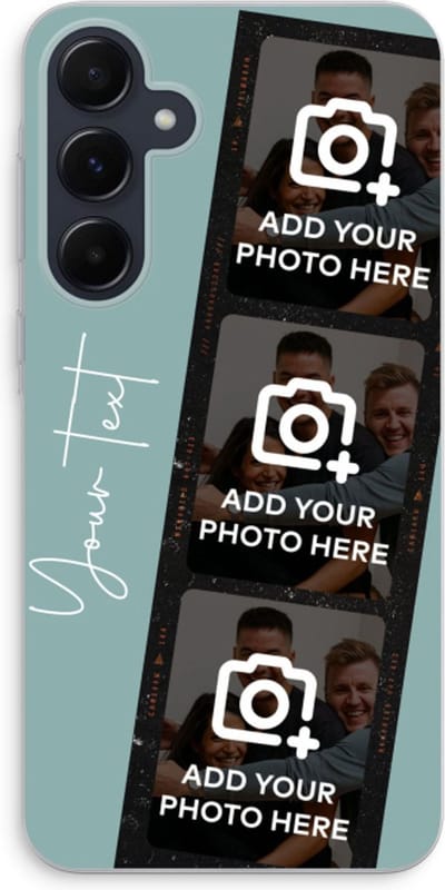 Gepersonaliseerd - Case Company® - Hoesje geschikt voor Samsung Galaxy A55 hoesje - Filmrol N°1 - Soft Cover Telefoonhoesje - Bescherming aan alle Kanten en Schermrand