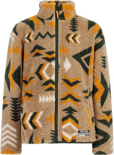 Protest Prtmalton - Fleece vest Jongens - Lange mouwen - High-pile fleece - Ritssluiting