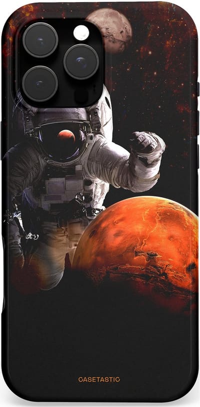 Casetastic hoesje geschikt voor Apple iPhone 16 Pro Max - MagSafe - Dubbellaagse bescherming - Stellar avontuur - Fashion Case - Zwart