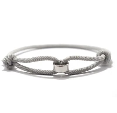 Soraro Touw Armband | Grijs | Soraro Armbanden | Cadeau voor hem | verjaardag man