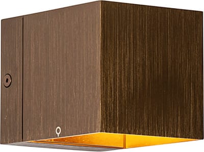 QAZQA transfer - Moderne Wandlamp voor binnen - 1 lichts - D 10.5 cm - Brons - Woonkamer | Slaapkamer | Keuken