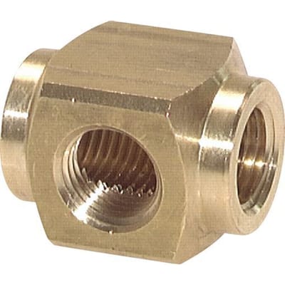 3-Weg Luchtverdeler G1/8'' Messing 16bar [2 Stuks]