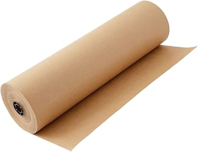 Inpakpapier Rol - Verpakking Decoratie - Kunst Ambacht Decoratie - Herbruikbaar Na Gebruik - 30 Meter Lang - Bruin