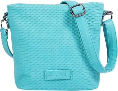 Fritzi aus Preußen Schoudertas Juky03 Sunny Crossbody Bag Cyan Turquoise