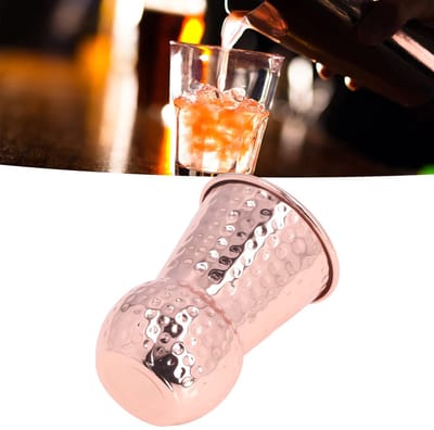 Allecto - Biermok - Moskou-muilezelbekers - Perfect voor cocktails - 380 ml - Gehamerd koper - Ideaal voor bartenders - Geschikt voor feestjes