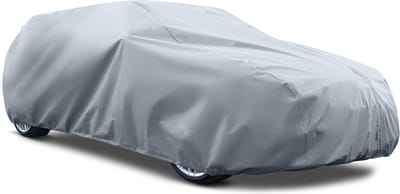 CarPassion Perfect Autohoes - Beschermhoes - Waterdicht & Vorstbestendig - Maat M - Grijs - 385 x 137 x 150 cm