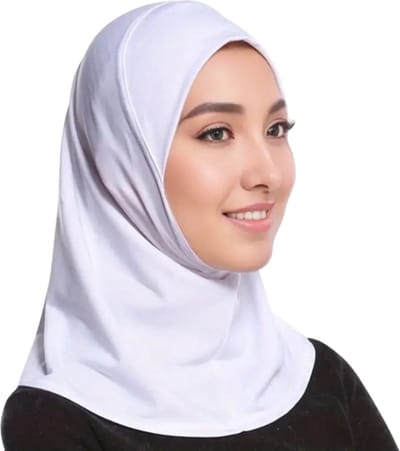 Bovista Hoofddoek - Hijab - Dames - Abaya - Sjaal - Islamitische Kleding - Moslim Kleding - Alhamdulillah - Wit