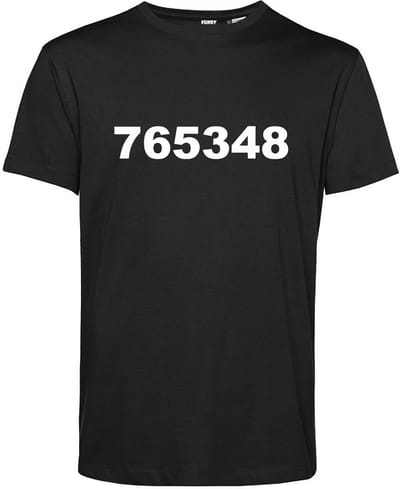 T-shirt 765348 | Carnavalskleding | Foute Party | Zwart | maat XS