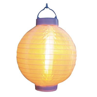1x stuks Luxe solar lampion/lampionnen wit met realistisch vlameffect op zonne-energie 20 cm - sfeervolle zomer tuinverlichting - buitenlampionnen