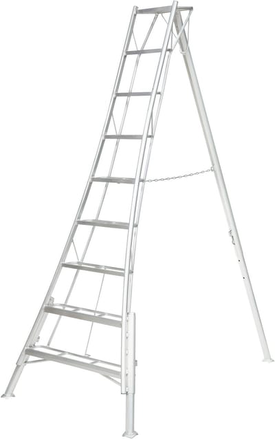 Niwaki 3-poot Tuinladder 240-300 cm in Hoogte Verstelbaar - Plukladder NW02700