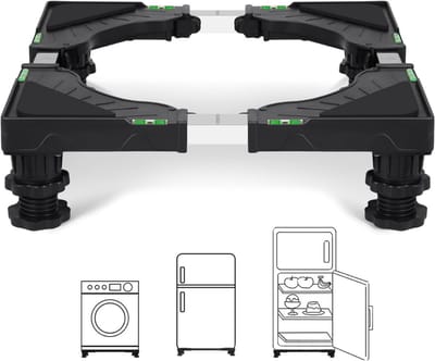 ApexArte® Wasmachine Verhoger - Ombouw - Kast - Zwart