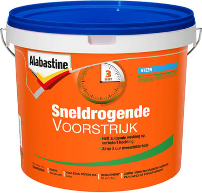 Alabastine Voorstrijk Primer - Muur En Plafond - Transparant - 5l