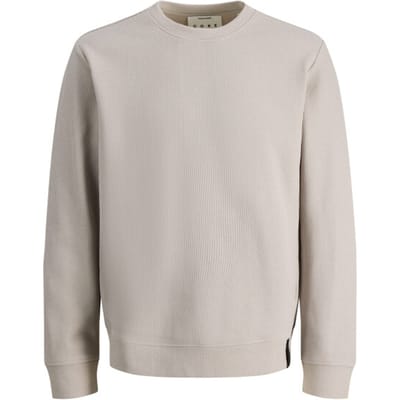 JACK & JONES - JCOFUSION WAFFLE BRAND SWEAT CREW NECK Heren Trui