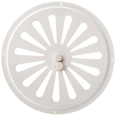 Rond Metalen Ventilatierooster - 19,5 cm - Verstelbare Luchtstroom voor Optimaal Comfort