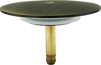 Waterval RVS Badkuip Afvoerplug badkamer - Badkuipstop met dubbele afdichting – verstelbare Badplug universele Afvoerplug voor uw badkuip - 72 mm Brons