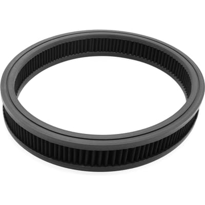 Filtre à air rond à haut débit Lavable et réutilisable Remplacement pour Chevy Ford Mopar SBC BBC noir