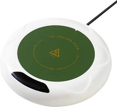 Drankverwarmer - Kopjeswarmer Onderzetter - Dranken Warm Houden - Automatische Uitschakeling - 11.6 cm - Wit