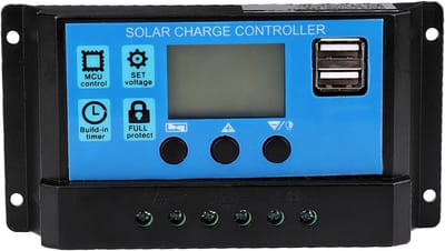 PWM Solar Laadregelaar - Automatische Accuoplader voor Zonnepanelen (10A - 60A)