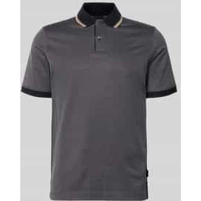 regular fit poloshirt met polokraag en korte knoopsluiting
